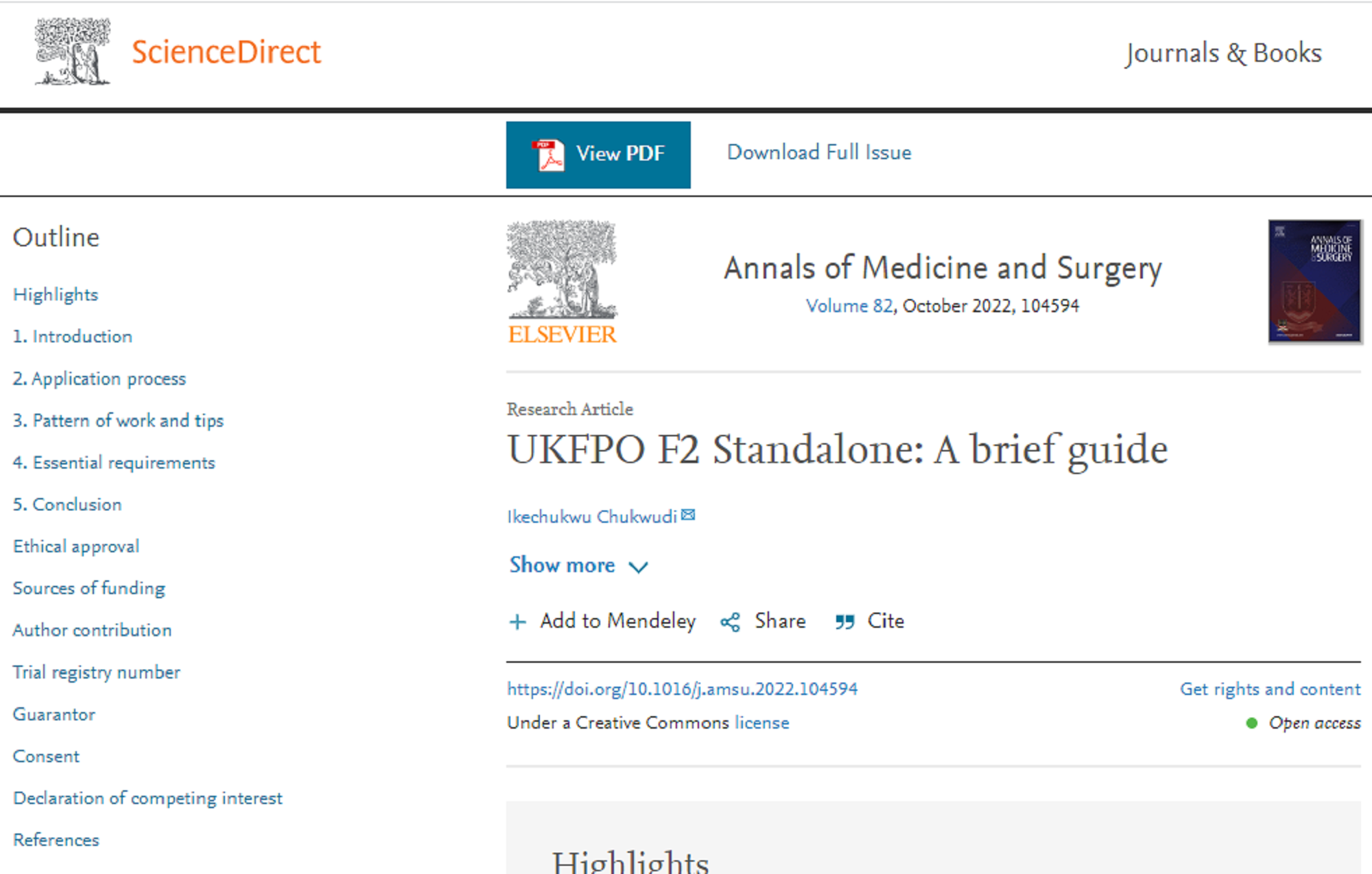 UKFPO F2 Standalone:  A Brief Guide